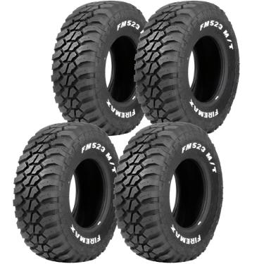 Imagem de Kit 4 Pneus 245/75R16 LT 120/116Q 10 Lonas FM523 MT (Letras Brancas) Firemax