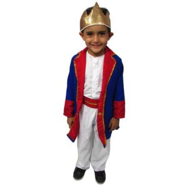 Imagem de Fantasia Pequeno Príncipe Lord Completa Bebe Menino Festa Temática De 