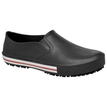 Imagem de Tenis Iate Moov Impermeavel Preto Sola Borracha N40 Steelflex