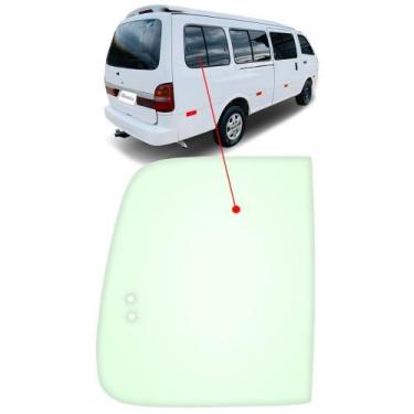 Imagem de Vidro com furo lado direito kia besta 3.0 1998 a 2005 - VETROEX