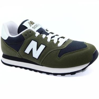 Imagem de Tênis New Balance 500 V2 Masculino - Verde Escuro, 42