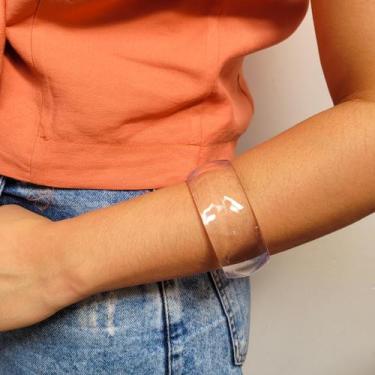 Imagem de Bracelete de Resina Estilo Boho  Elegante e Atemporal, Toque Único par