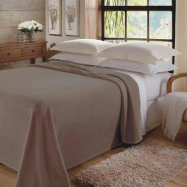 Imagem de Manta Cobertor King Jolitex 2,20 x 2,40 Bronze Taupe Macia Inverno