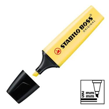 Imagem de Marca Texto Amarelo Tons Pastel 70-144 Stabilo Boss Original