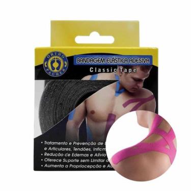 Imagem de Bandagem Elástica Adesiva Ortopédica ClassicTape OrthoPauher - Ortho P