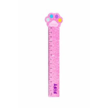 Imagem de Régua Escolar Cat Patinha 15cm FOFY