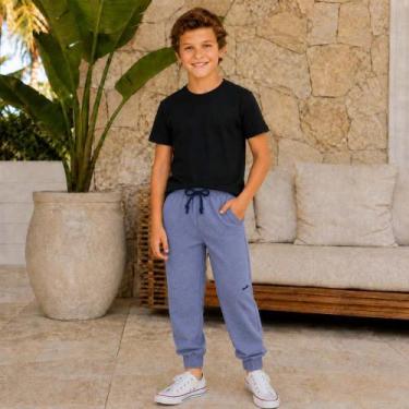 Imagem de Calça Infantil Menino Divertto em Microfibra Stripe com Elastano - Div