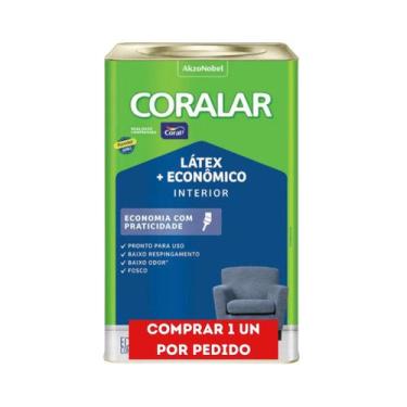Imagem de Tinta Látex Coral Coralar + Econômico 18l - Branco Gelo