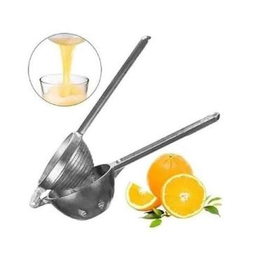 Imagem de Espremedor De Laranja Grande Manual Limão Siciliano Alumínio - casa