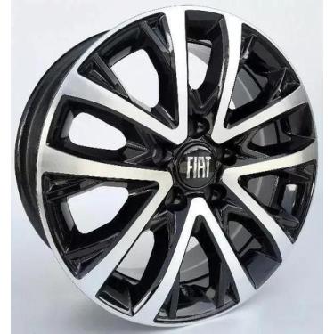 Imagem de Kit 4 Rodas Fiat Toro Ranch Aro 18 Krmai S34 5x110 ET40 BD