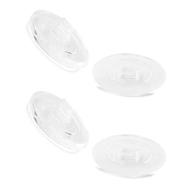 Imagem de Mryok Protetor de nariz de reposição grande para óculos de sol Oakley Nanowire 4.0 – Opções, Transparente e transparente, One Size