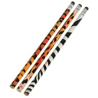 Imagem de Lápis de impressão animal US Toy Company KA145 - Pacote com 12