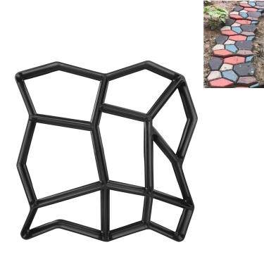 Imagem de Yosooo Pedra de Pavamento Faça Você Mesmo Pedra de Pedra Molde para Jardim Gramado Paver Paver Paver Paver Quintal Paver Jardim DIY Pavê Pavagem Paving Moulds