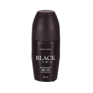 Imagem de Desodorante Roll-on Antitranspirante Masculino Black Uomo Abelha Rainha 50ml 