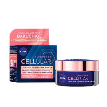 Imagem de NIVEA Facial Cellular Expert Lift Antissinais Avançado Noite 50 ml (Pacote de 1)