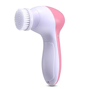 Imagem de Escova de limpeza facial cinco em um dispositivo de introdução do massageador facial