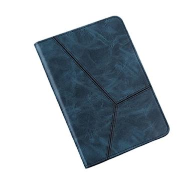 Imagem de ZiEuooo Capa protetora de couro para tablet Samsung Galaxy A6 A 10.1 A7 LITE A 8.0 A8 S2 S6 Lite S7 FE Plus S8 (A6 10.1 2016 T580, azul)