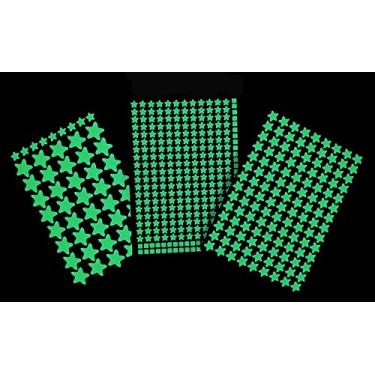 Imagem de 457 Img Adesivos Brilham no Escuro Fosforescentes - Estrelas - Decoração Quarto Infantil