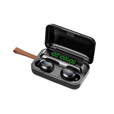 Imagem de Fones de ouvido sem fio, fones de ouvido TWS HiFi True Wireless Bluetooth 5.0, fones de ouvido intra-auriculares com cancelamento de ruído com microfone, Smart Power Display, estojo de bateria de 1200mAh com 60 horas de reprodução