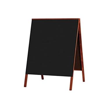 Imagem de Cavalete de Calçada Negro, Souza & Cia, 2121, QUADRO NEGRO COM MOLDURA MOGNO