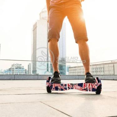 Imagem de Hoverboard Infantil Skate Elétrico Adesivado America Led USA