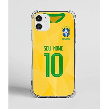 Imagem de Capa Capinha Case de Celular Personalizada Com Nome Brasil