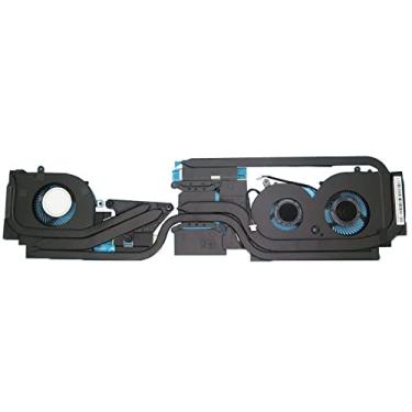 Imagem de 4pin Laptop CPU GPU Fan & Heatsink para MSI GS63 GS63VR BS5005HS-U3J BS5005HS-U3I E322500251A87 BS5005HS U3I U3J 4 lines