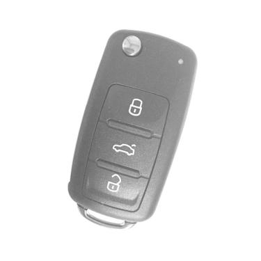 Imagem de Chave Canivete Gol G6 3 Botões Oca c/ Lâmina - 12718