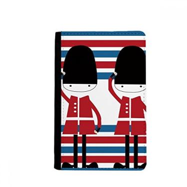 Imagem de Soldado colorido Reino Unido bandeira de ponto de referência porta-passaporte notas, bolsa de cartão, Multicolorido.