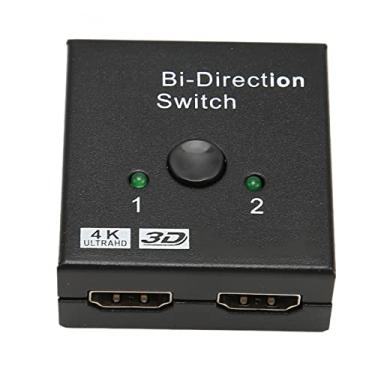 Imagem de Switch HDMI 4K, Splitter Bidirecional 2 Em 1 Out/1 Em 2 Out Seletor Para Xbox, PS5/4/3, PC, TV, Projetor, Etc