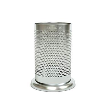 Imagem de (1) - Jagurds Stainless Steel Utensil Holder - Rust-Proof Kitchen Tool Organiser, Perfect Diameter and Height Cutlery Caddy