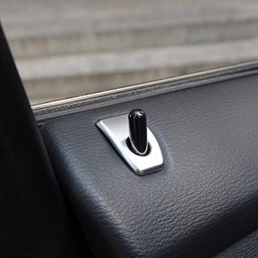 Imagem de JIERS Para BMW X5 f15 X6 f16 2014-2016, acabamento cromado da tampa da fechadura da porta do carro acessórios de estilo do carro