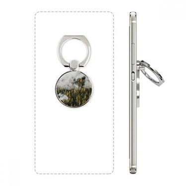 Imagem de Suporte de argola ajustável Forest Mountain Fog Mist Cloud Autumn