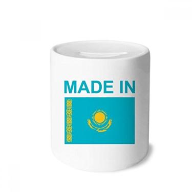 Imagem de DIYthinker Caixa de cerâmica feita no país do Cazaquistão com caixa de moedas para presente de cofrinho