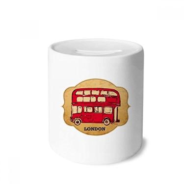 Imagem de DIYthinker Carimbo de guarda-chuva de Londres do Reino Unido caixa de dinheiro caixa de cerâmica porta-moedas presente de cofrinho