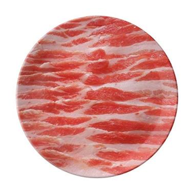 Imagem de Prato de textura de carne de porco Mutton decorativo de porcelana salver louça de jantar