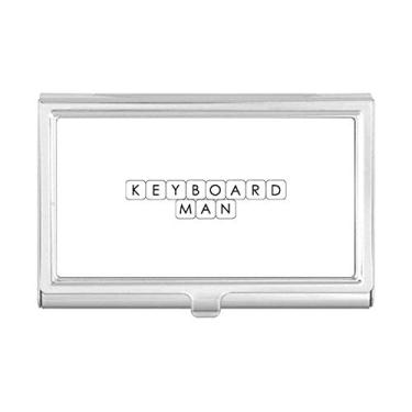 Imagem de Porta-cartões de visita com teclado e carteira de bolso