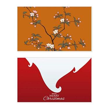 Imagem de Pintura vermelha verde árvore feriado Feliz Natal Cartão de parabéns Natal Letra mensagem de Natal