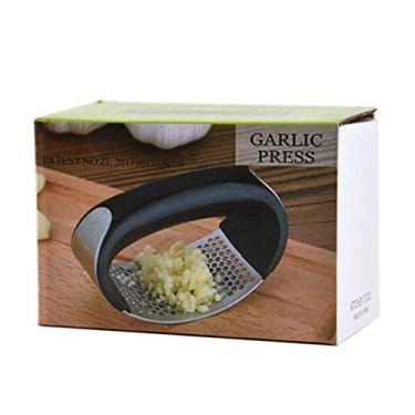 Imagem de 1 cortador de gengibre, espremedor de alho, espremedor de alho 430 aço inoxidável com 1 descascador de cozinha