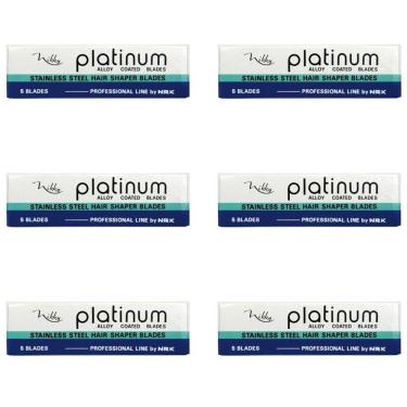 Imagem de Kit Lâmina Para Navalhete Vikky Platinum C/6