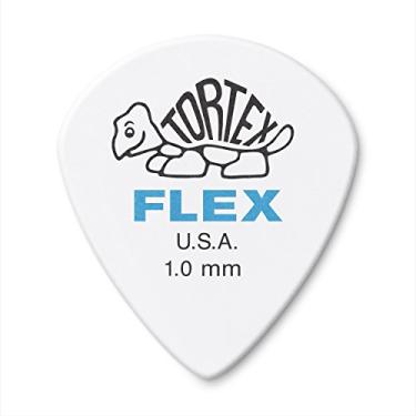 Imagem de Jim Dunlop Palhetas de guitarra Tortex Flex Jazz III, 1,0 mm, branco (468P1.0)