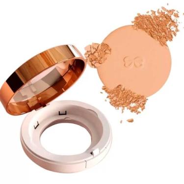 Imagem de Kit Estojo Latika Powder + Refil Pó Compacto Bege Médio