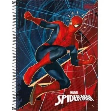 Imagem de Caderno C/D 01 Materia Homem Aranha Spider Man 80 Folhas Tilibra Capa
