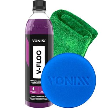 Imagem de V-Floc 500ml Shampoo pH Neutro Concentrado Lavagem + Pano + Aplicador