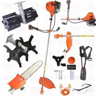 Imagem de Roçadeira 63Cc 10 Em 1 Enxada, Arado, Motopoda