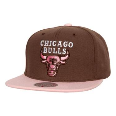 Imagem de Boné Mitchell & Ness Nba Neopolitan Snapback Chicago Bulls Marrom