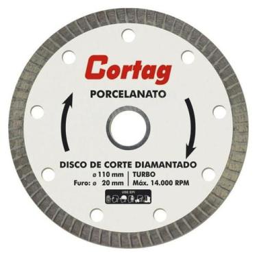 Imagem de Disco Diamantado Porcelanato 110mm Furo De 20mm - Cortag
