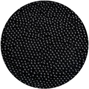 Imagem de BONNY BOXX 2000 peças de contas redondas de acrílico preto liso de 4 mm, bolas de chiclete de resina plástica para fabricação de colar e pulseira, suprimentos de artesanato