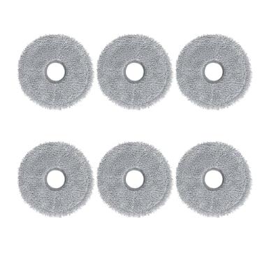 Imagem de HMHAMA Almofada de pano de esfregão de substituição para aspirador de pó robô Dreame X40/X40 Pro/X40, 6 esfregões