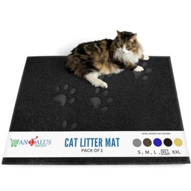 Imagem de Andalus Tapete de areia extra grande para gatos, pacote com 1 - impermeável, antiderrapante e fácil de limpar tapete de areia para gatos para armadilha de areia de animais de estimação extra eficiente